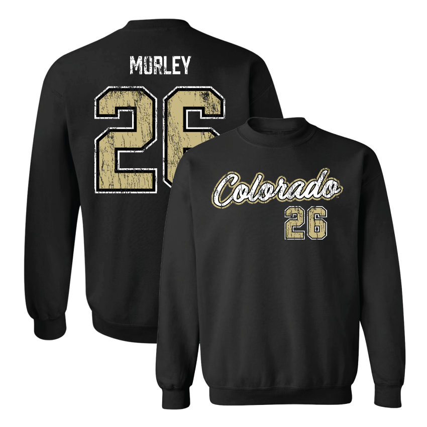 Women's Lacrosse Black Script Crew  - Jenna Morley