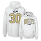 Women's Lacrosse White Arch Hoodie  - Briley Volpp