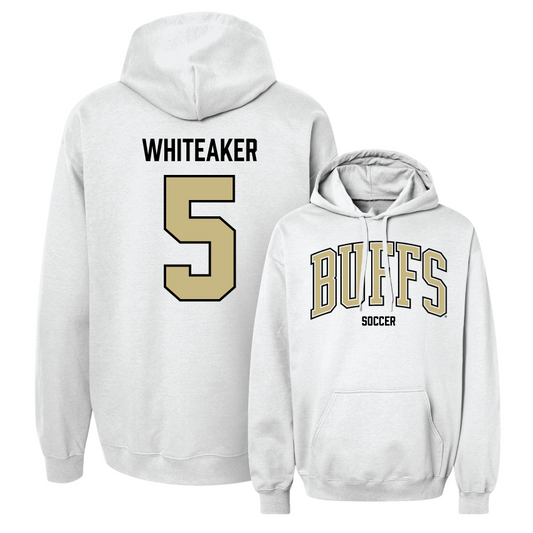 Women's Soccer White Arch Hoodie  - Jordan Whiteaker