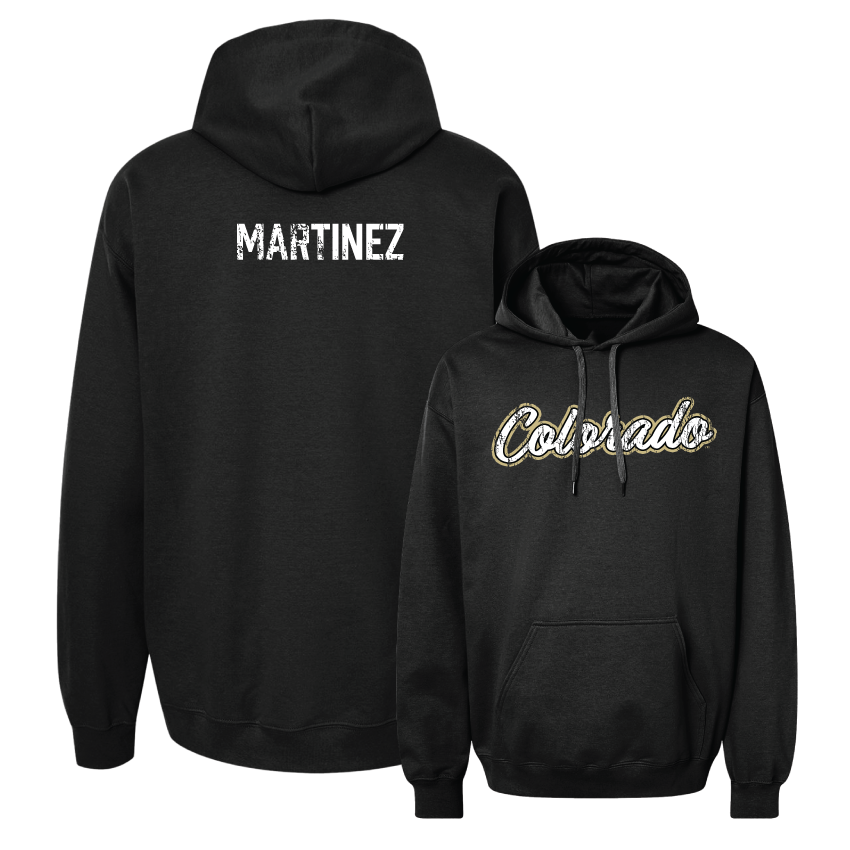 Track & Field Black Script Hoodie  - Marco Martinez