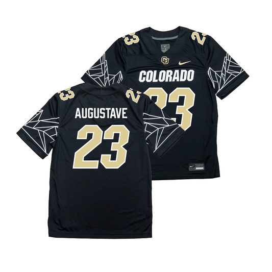 Nike Colorado Buffs Black NIL Game Replica Football Jersey   - Isaiah Augustave