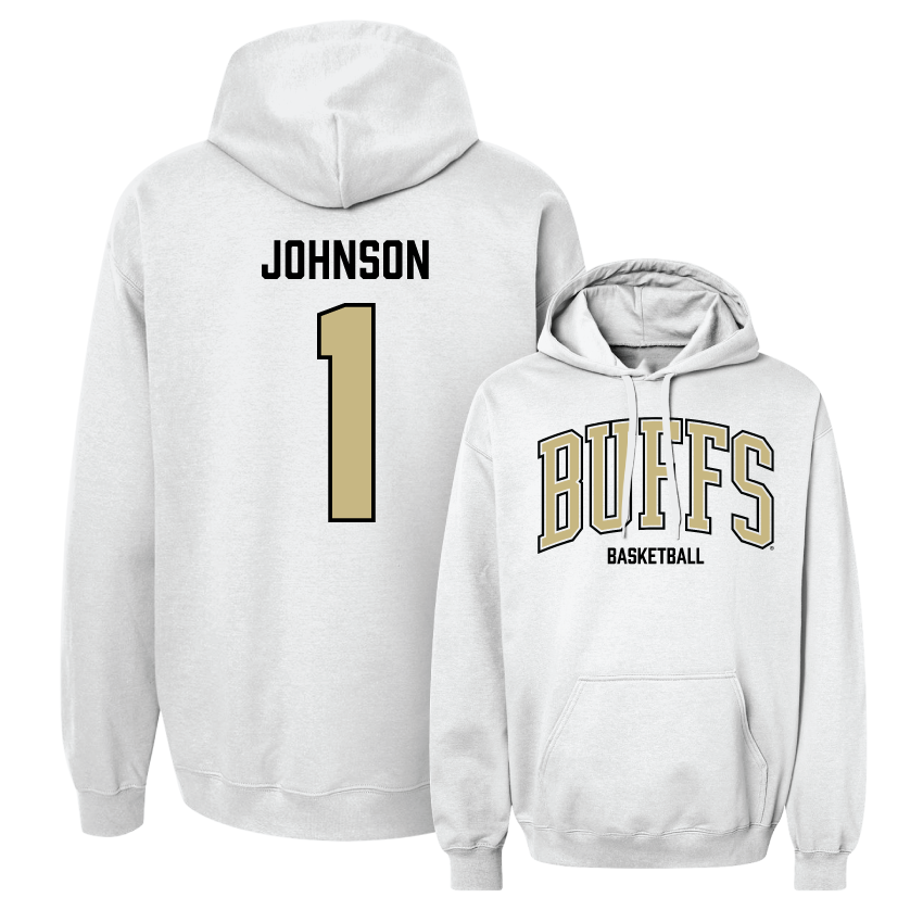 Women's Basketball White Arch Hoodie  - Ayianna Johnson