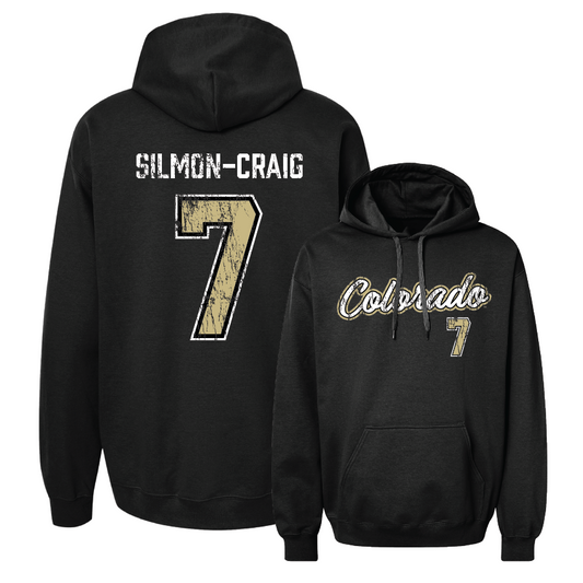 Football Black Script Hoodie  - Cam’Ron Silmon-Craig