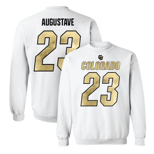 Football White Shirsey Crew  - Isaiah Augustave